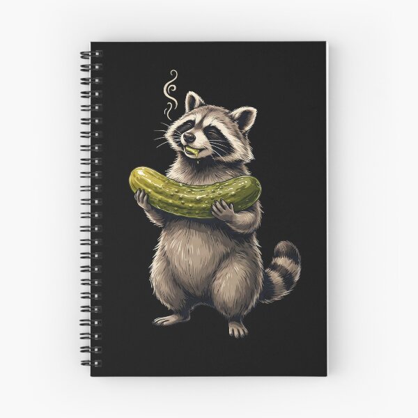Item preview, Raccoon Eating Pickles Funny Pickle Humor designed and sold by Redgiant87x.