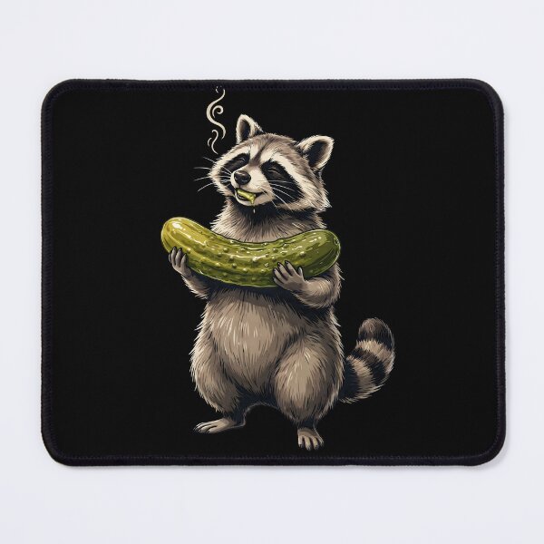 Item preview, Raccoon Eating Pickles Funny Pickle Humor designed and sold by Redgiant87x.