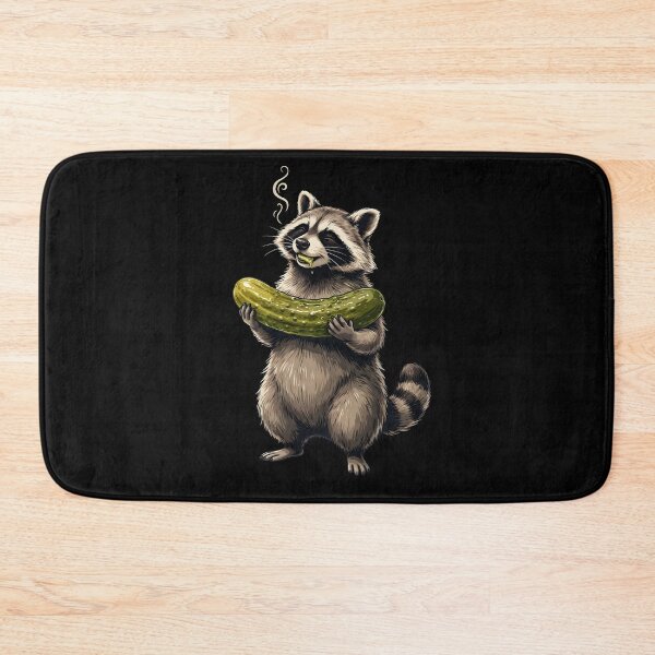 Item preview, Raccoon Eating Pickles Funny Pickle Humor designed and sold by Redgiant87x.
