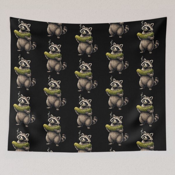 Item preview, Raccoon Eating Pickles Funny Pickle Humor designed and sold by Redgiant87x.