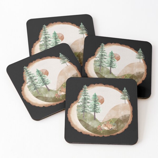 Item preview, Slice of Nature with Sleeping Fawn designed and sold by SunandShade.