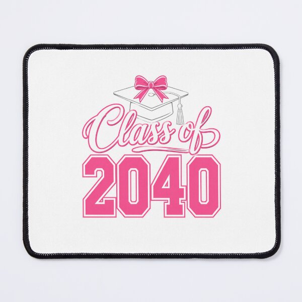 Item preview, classof20240 Pink Graduation Bow Senior Celebration designed and sold by ROUX-ART.