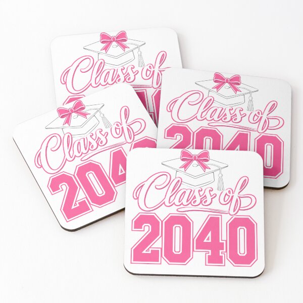 Item preview, classof20240 Pink Graduation Bow Senior Celebration designed and sold by ROUX-ART.