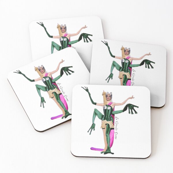 Item preview, La Grande Dame - La Tour Eiffel Et Une Frog (Torre Eiffel y una rana) designed and sold by irving-fahey.