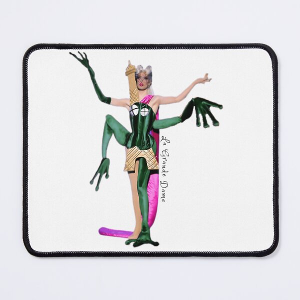 Item preview, La Grande Dame - La Tour Eiffel Et Une Frog (Eiffel Tower And A Frog) designed and sold by irving-fahey.