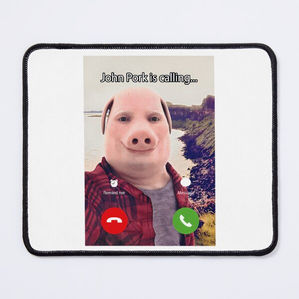 Item preview, John Pork Is Calling Funny Answer Call Phone designed and sold by courtney-charlt.