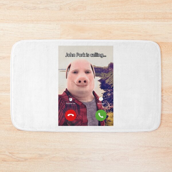 Item preview, John Pork Is Calling Funny Answer Call Phone designed and sold by courtney-charlt.
