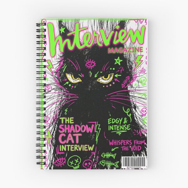 Item preview, Shadow Cat Screams at Barefoot Skater While the Tattooed Beast Steals the Megaphone designed and sold by Print Fiction.