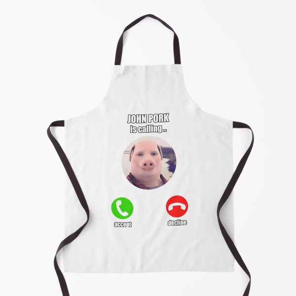 Item preview, John Pork Is Calling Funny Meme designed and sold by courtney-charlt.