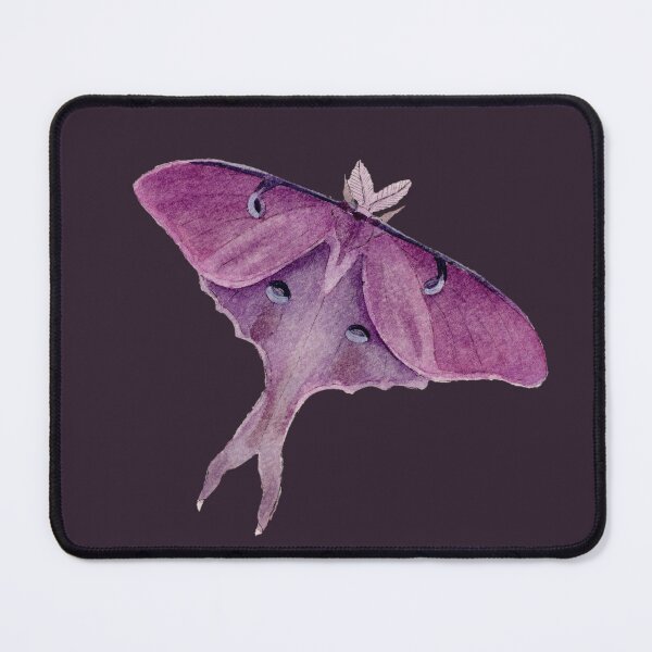 Item preview, Purple Luna Moth Watercolor | Noir Plum | Amethyst Botanical Insect designed and sold by simh.