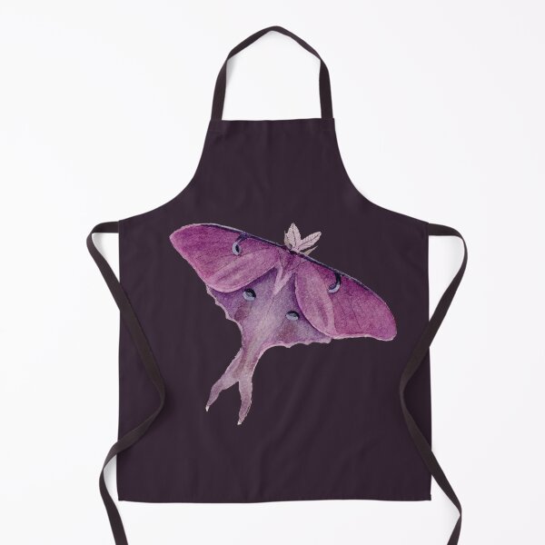 Item preview, Purple Luna Moth Watercolor | Noir Plum | Amethyst Botanical Insect designed and sold by simh.