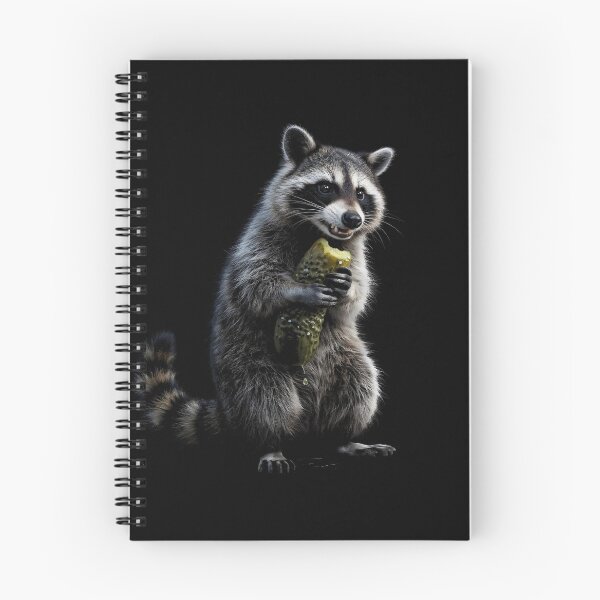 Item preview, Raccoon Eating Pickles Funny Raccoon Meme designed and sold by Redgiant87x.