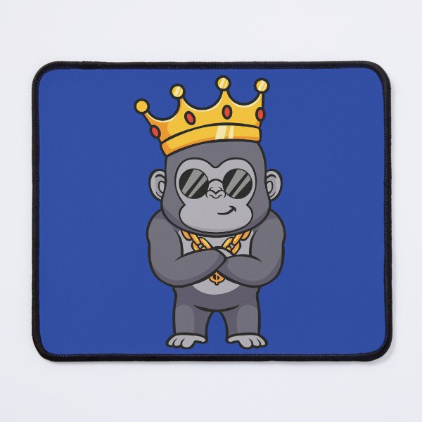 Item preview, King Gorilla | Powerful Jungle Beast Crown Graphic Design designed and sold by MerlinWear.