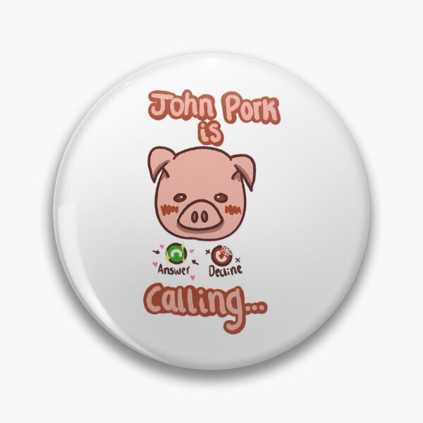 Item preview, John Pork Is Calling Meme  designed and sold by courtney-charlt.