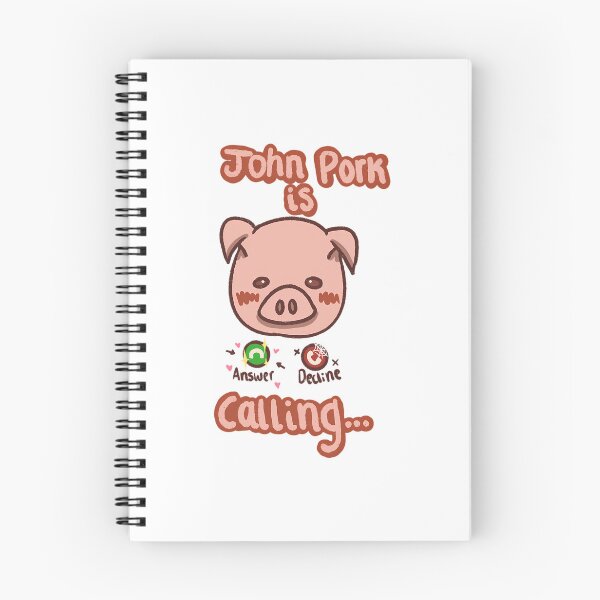Item preview, John Pork Is Calling Meme  designed and sold by courtney-charlt.