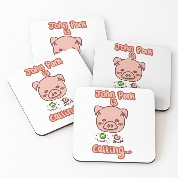 Item preview, John Pork Is Calling Meme  designed and sold by courtney-charlt.