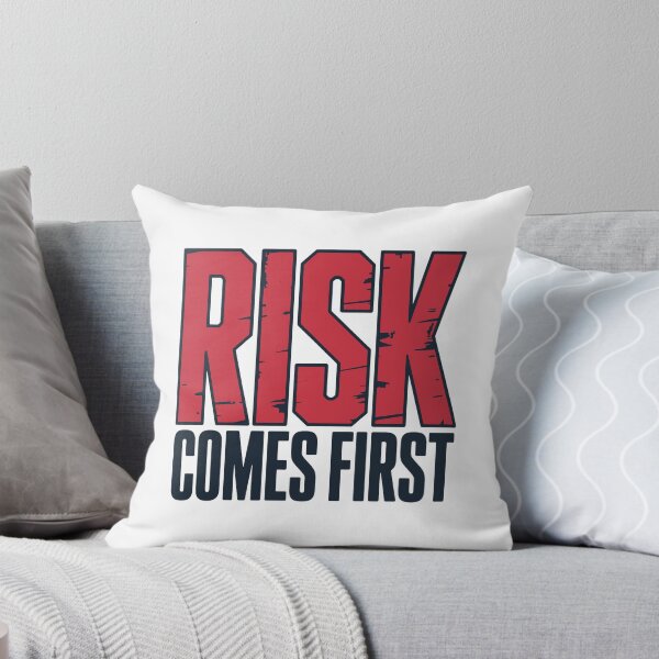 Item preview, Risk Comes First – Bold Motivational Quote Typography designed and sold by Amsafjol.