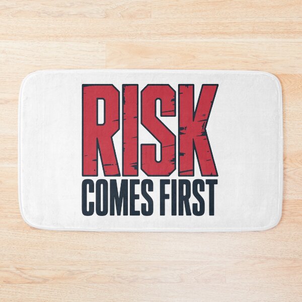 Item preview, Risk Comes First – Bold Motivational Quote Typography designed and sold by Amsafjol.