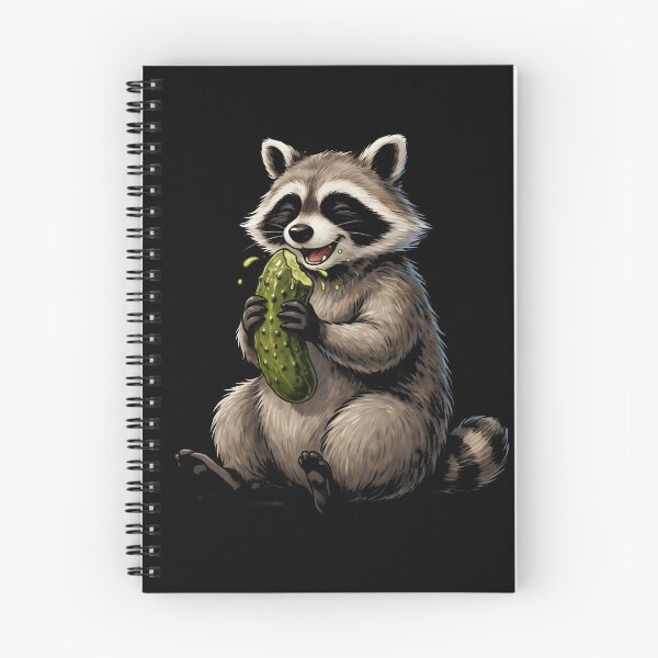 Item preview, Raccoon Eating Pickles Funny Pickle Meme designed and sold by Redgiant87x.
