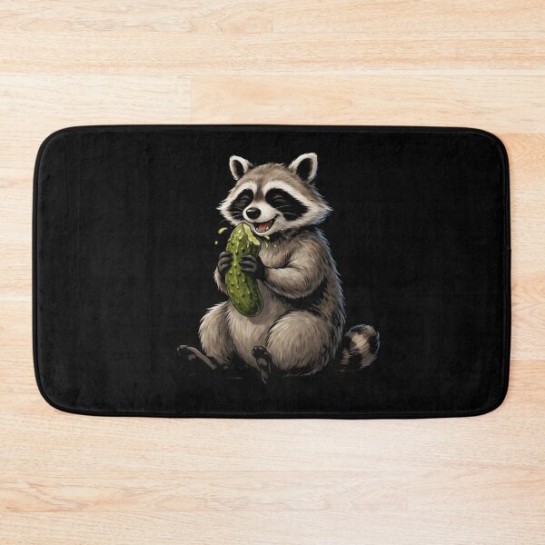 Item preview, Raccoon Eating Pickles Funny Pickle Meme designed and sold by Redgiant87x.