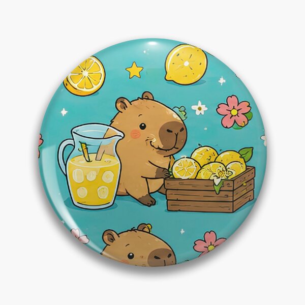Item preview, Capybara Lemonade Stand Pattern designed and sold by Soft Berry Studio.