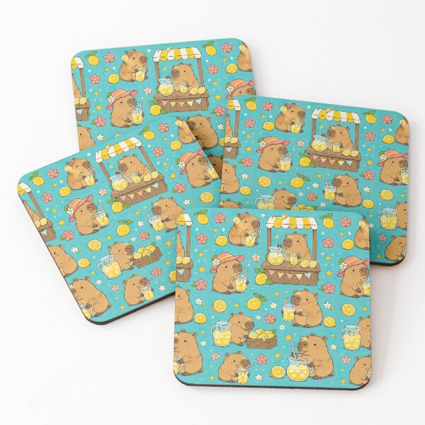 Item preview, Capybara Lemonade Stand Pattern designed and sold by Soft Berry Studio.