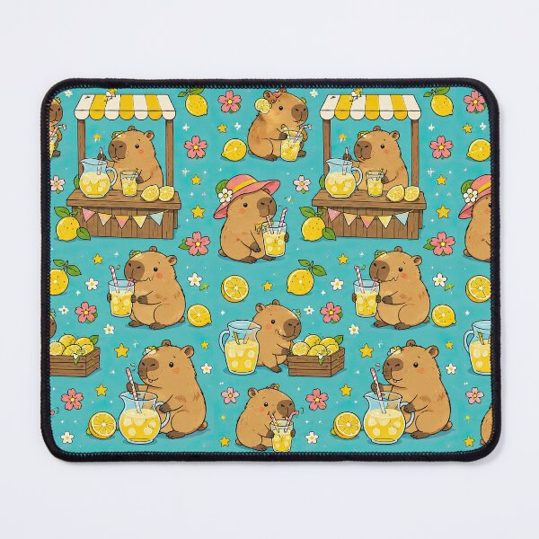 Item preview, Capybara Lemonade Stand Pattern designed and sold by Soft Berry Studio.
