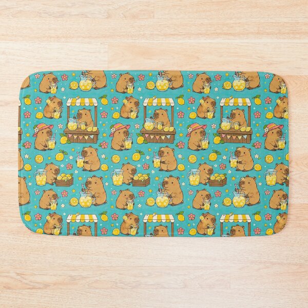 Item preview, Capybara Lemonade Stand Pattern designed and sold by Soft Berry Studio.