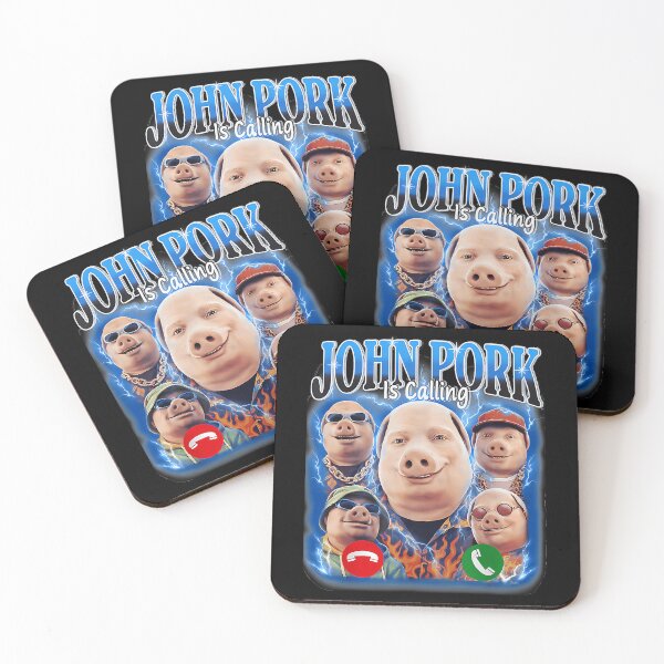 Item preview, John Pork Is Calling Meme Internet Humor Gen Z designed and sold by courtney-charlt.