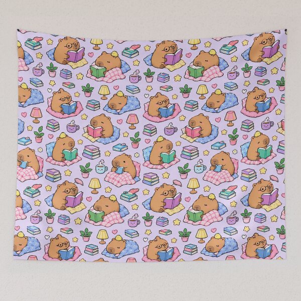 Item preview, Capybara Cozy Reading Pattern designed and sold by Soft Berry Studio.