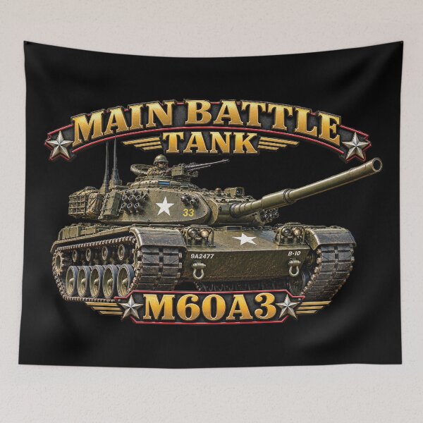 Item preview, Main Battle Tank - M60A3 - 3D - Enhanced designed and sold by Military Insignia Products.