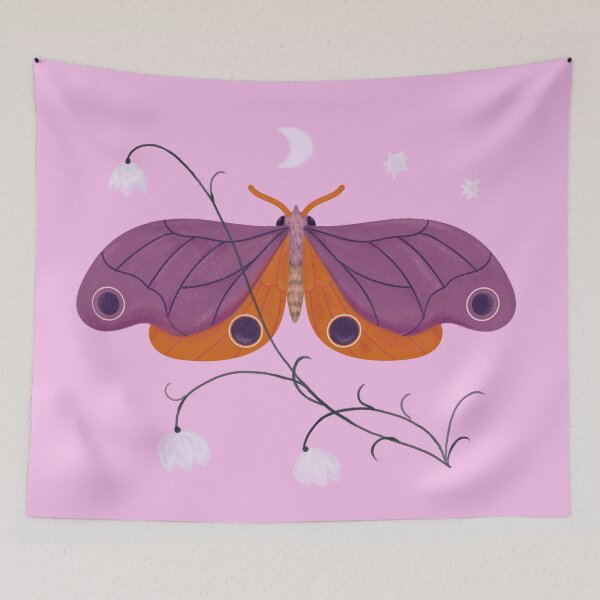 Item preview, Nocturnal Moth Art designed and sold by SpottedPilot.