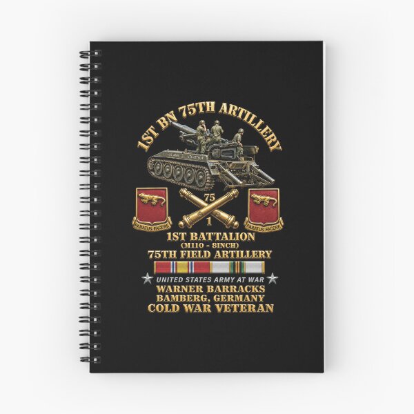 Item preview, Army - 1st Bn 75th Artillery w M110 - Bamberg, Germany w COLD SVC - 3D - Enhanced designed and sold by Military Insignia Products.