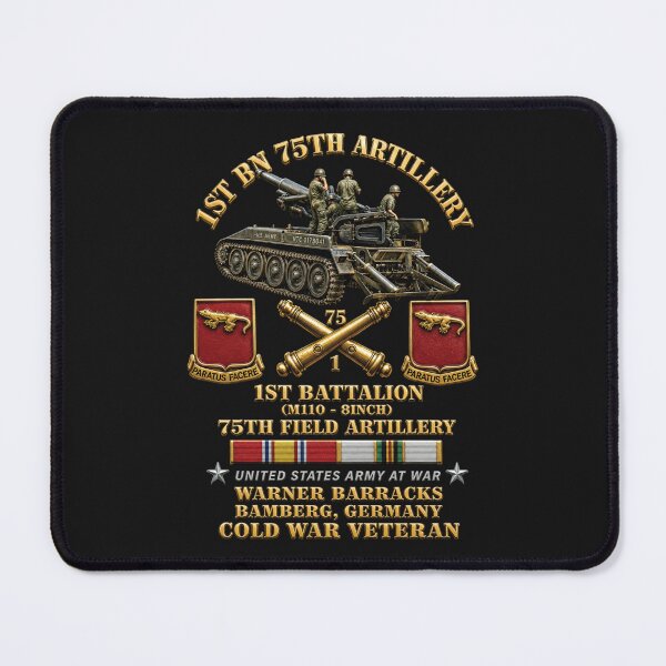 Item preview, Army - 1st Bn 75th Artillery w M110 - Bamberg, Germany w COLD SVC - 3D - Enhanced designed and sold by Military Insignia Products.