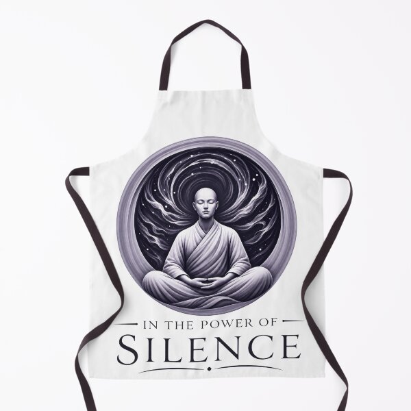 Item preview, in the power of silence meditation designed and sold by gypsy-joker.
