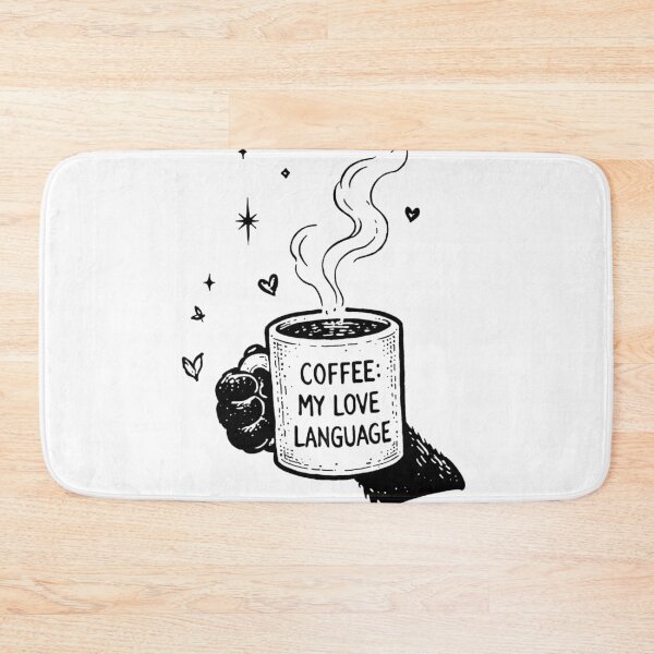 Item preview, Coffe is my love language  designed and sold by Marianarcezar.