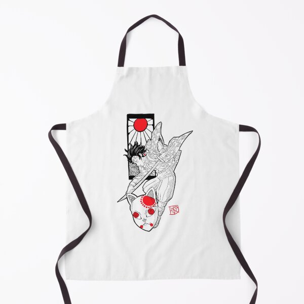 Item preview, Demon Slayer Kamado Tanjirou Sun And Mask designed and sold by Petal-Path.