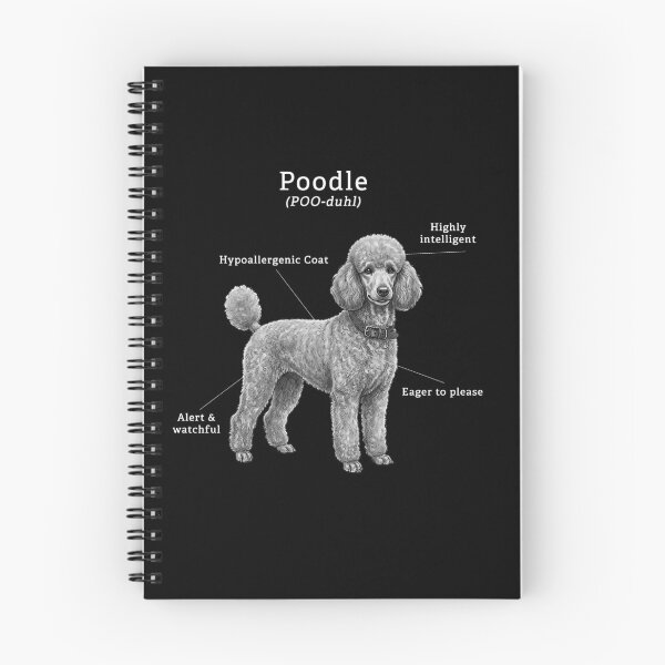 Item preview, Poodle BW Illustration designed and sold by SUP-R-Ts.