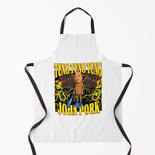 Item preview, John Pork Tung Tung Tung Meme Gen Z Brainrot Funny Call designed and sold by courtney-charlt.