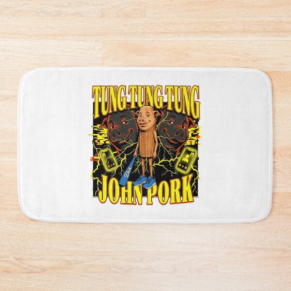 Item preview, John Pork Tung Tung Tung Meme Gen Z Brainrot Funny Call designed and sold by courtney-charlt.