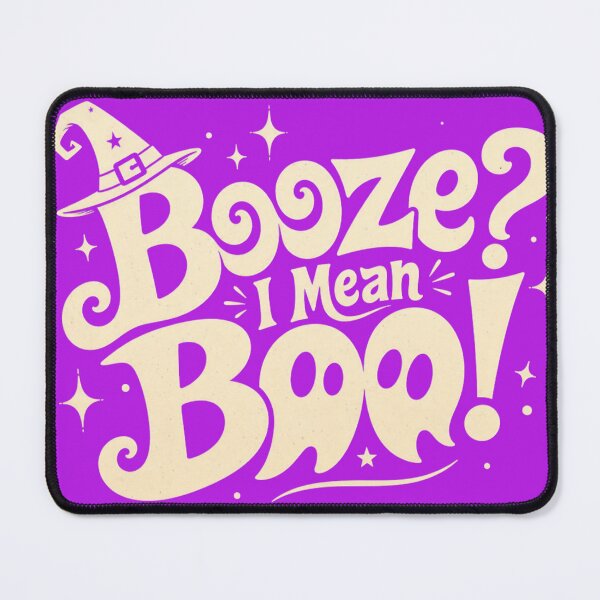 Item preview, Booze? I Mean Boo! – Magical Funky Halloween Text Design designed and sold by Jandedan.