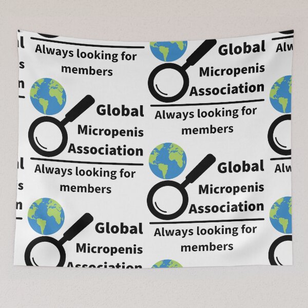 Item preview, Global Micropenis Association always looking for members designed and sold by QuickDraw007.