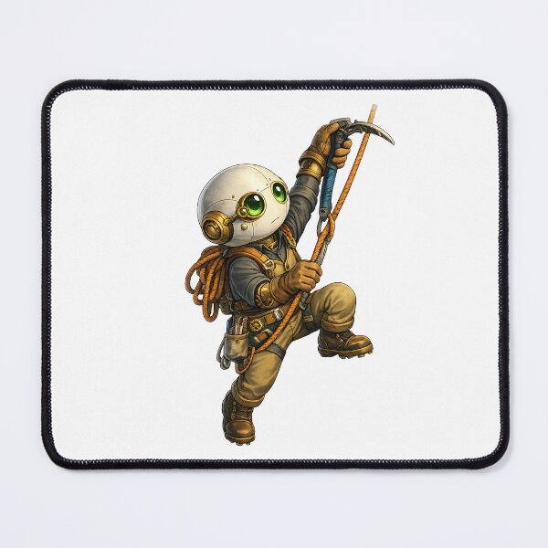 Item preview, Cute Robot Mountain Climber designed and sold by Yomere.