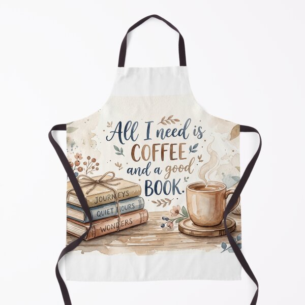 Item preview, Cozy Reading & Coffee Lover - Watercolor Floral Stack of Books designed and sold by larbimalki.