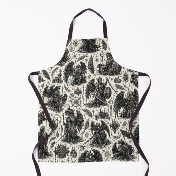 Item preview, Warrior Dark Angel Doodle Pattern designed and sold by i-corp.