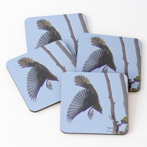 Item preview, Western Tanager in Flight designed and sold by WilesNailsPower.