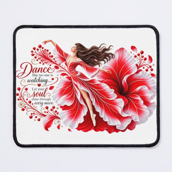 Item preview, Red Dance Flower Ballerina designed and sold by Reshmakhan.