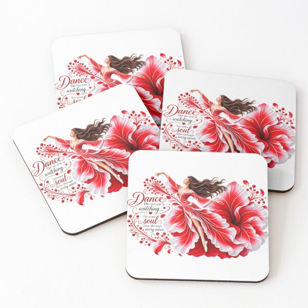 Item preview, Red Dance Flower Ballerina designed and sold by Reshmakhan.