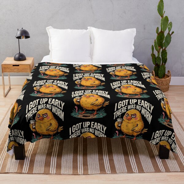 Item preview, I Got Up Early There Was No Worm Morning Humor designed and sold by Redgiant87x.