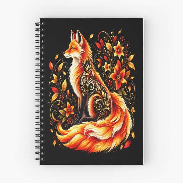 Item preview, Golden Autumn Fox – Enchanted Woodland Spirit designed and sold by TroviTutto.